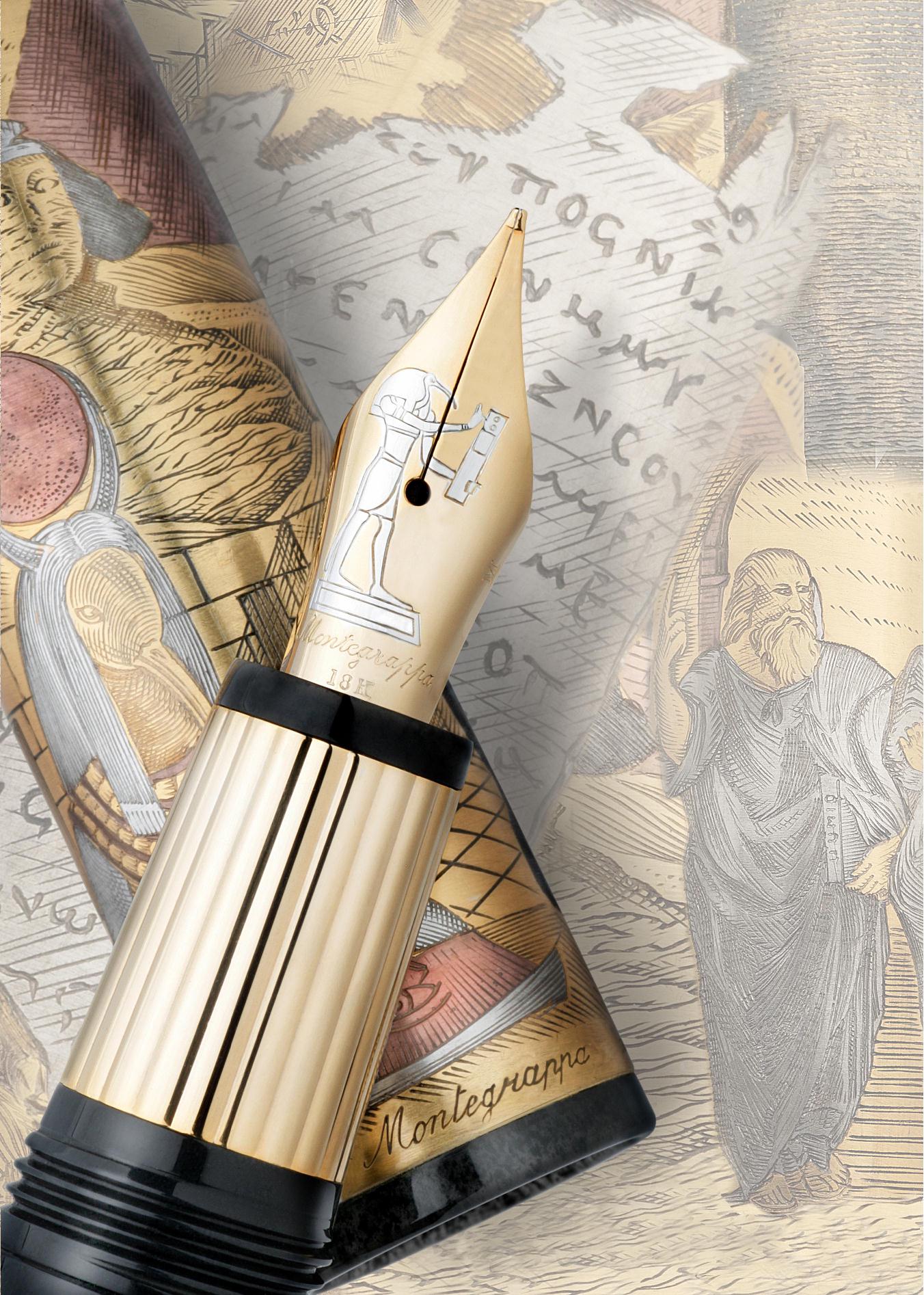 Montegrappa Sophia The Majestic Golden Fountain Pen