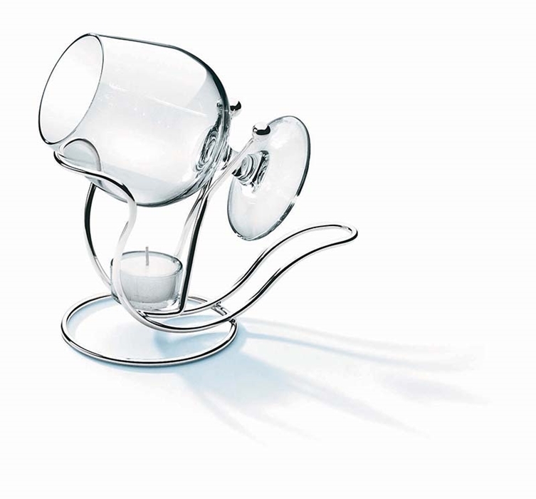 Elegant cognac warmer