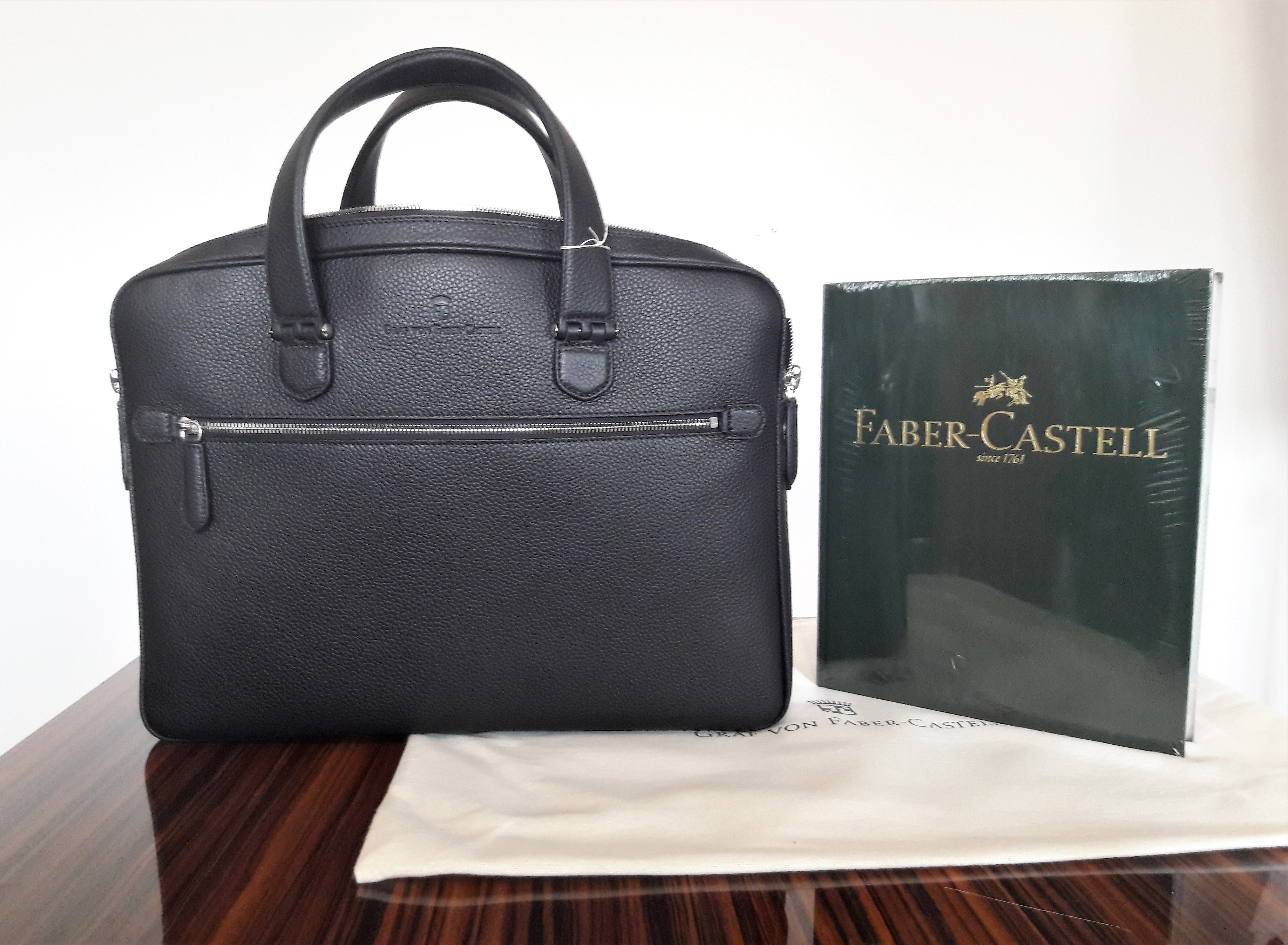 Elegant leather briefcase