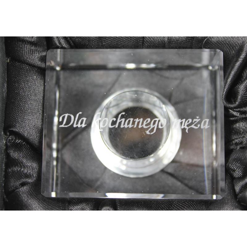 Crystal Rectangle Inkwell Laban