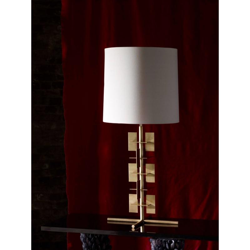 Unique brass table lamp STAGES